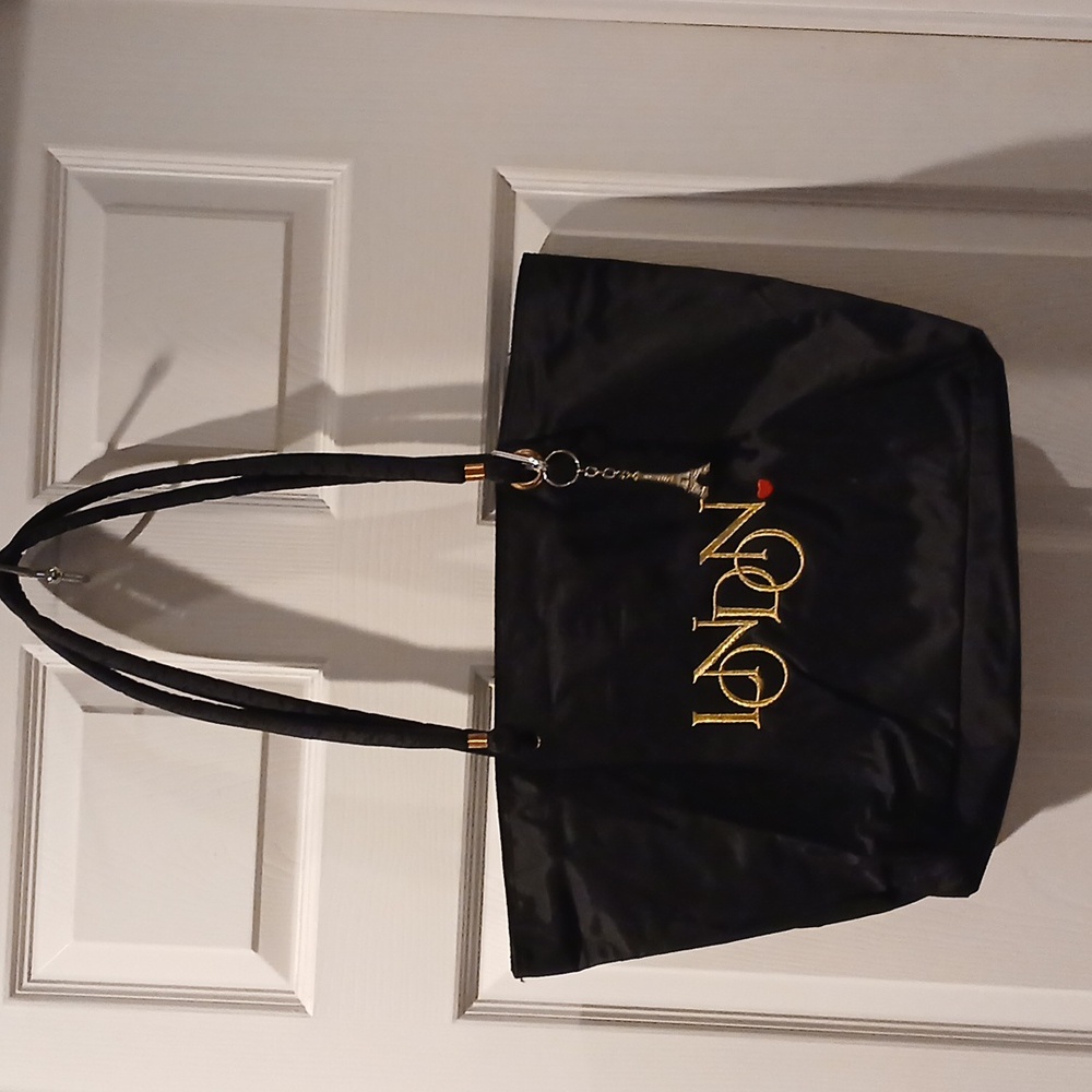 London Black Tote